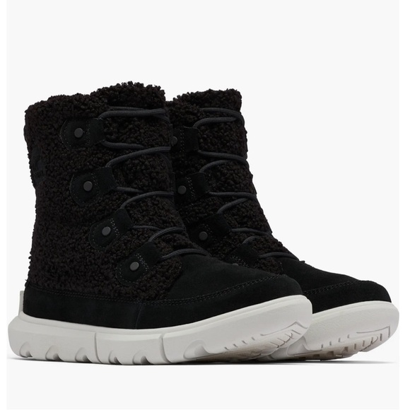 Sorel | Explorer Next Joan Cozy | Black, Moonstone | Size 6 - Picture 12 of 15